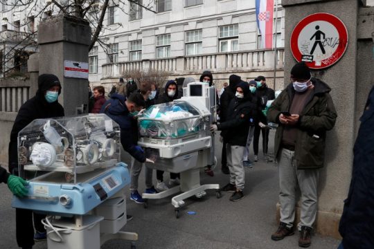 Μετασεισμοί και αύξηση των κρουσμάτων του Covid-19 στην Κροατία