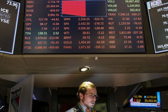 Κατάρρευση των χρηματαγορών