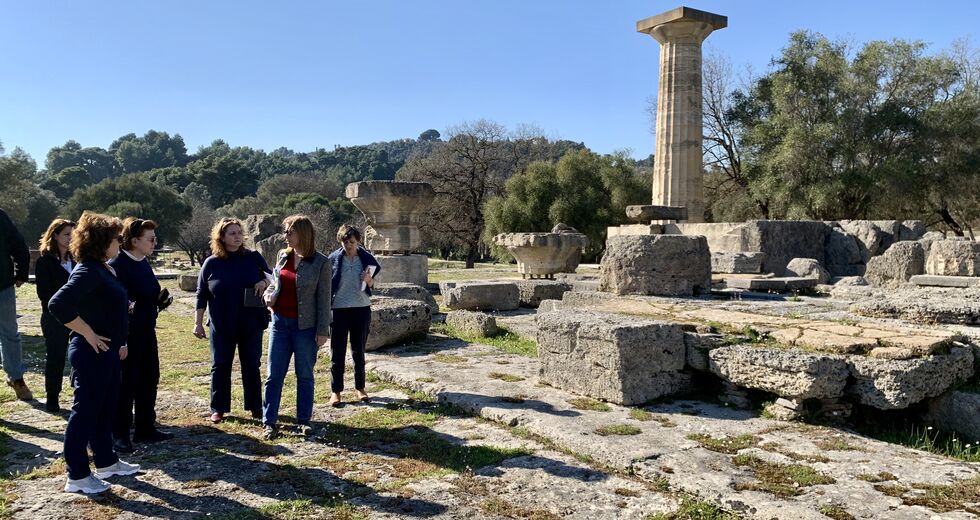 Εμφαση στα κτίρια της ρωμαϊκής περιόδου
