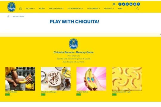 Η μπανάνα Chiquita #ΜένειΣπίτι και απασχολεί δημιουργικά γονείς και παιδιά