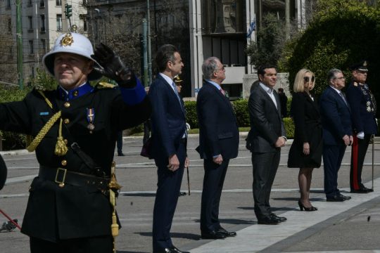 Σύντομοι και χωρίς παρελάσεις οι εορτασμοί για την 25η Μαρτίου