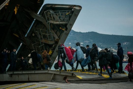 Απέπλευσε από το λιμάνι της Μυτιλήνης το αρματαγωγό «Ρόδος»