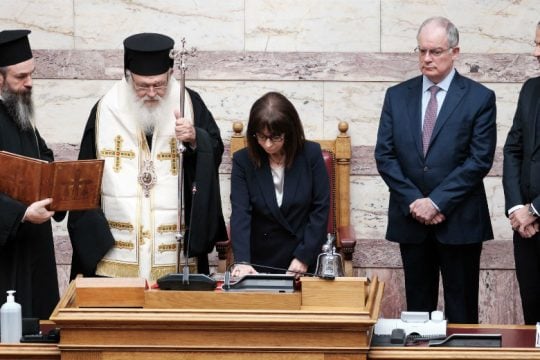 Πρώτη γυναίκα Πρόεδρος της Δημοκρατίας η Κατερίνα Σακελλαροπούλου