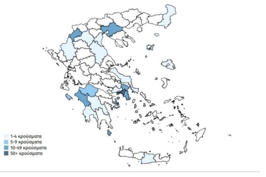 Τι δείχνει η πρώτη έκθεση του ΕΟΔΥ για τον κορονοϊό