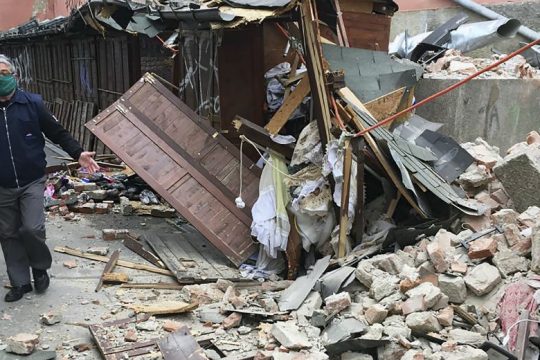 Αρκετές ζημιές από τον σεισμό στην Κροατία και φόβος εν μέσω κορονοϊού