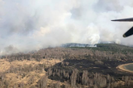 Αύξηση ραδιενέργειας κοντά στο Τσερνομπίλ εξαιτίας δασικής πυρκαγιάς