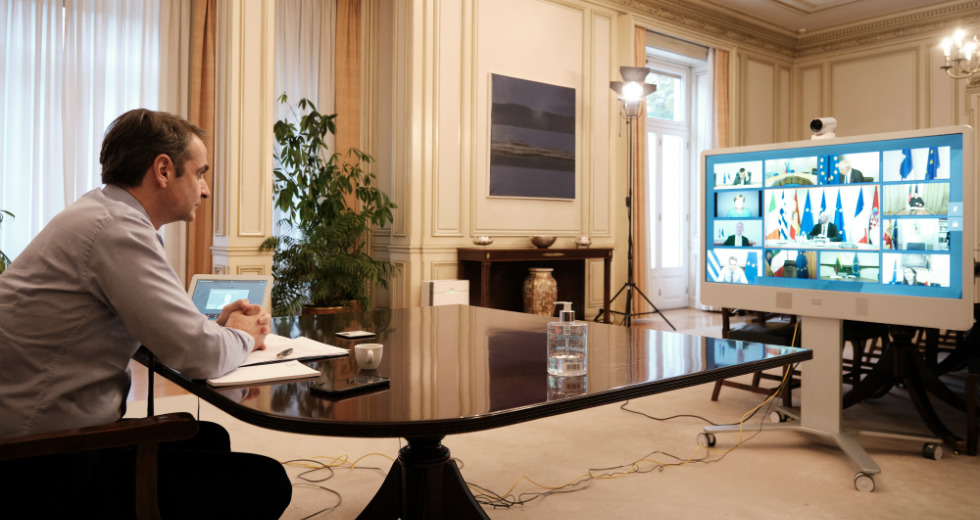 Τι θα πει ο Κ. Μητσοτάκης στην τηλεδιάσκεψη της Συνόδου Κορυφής