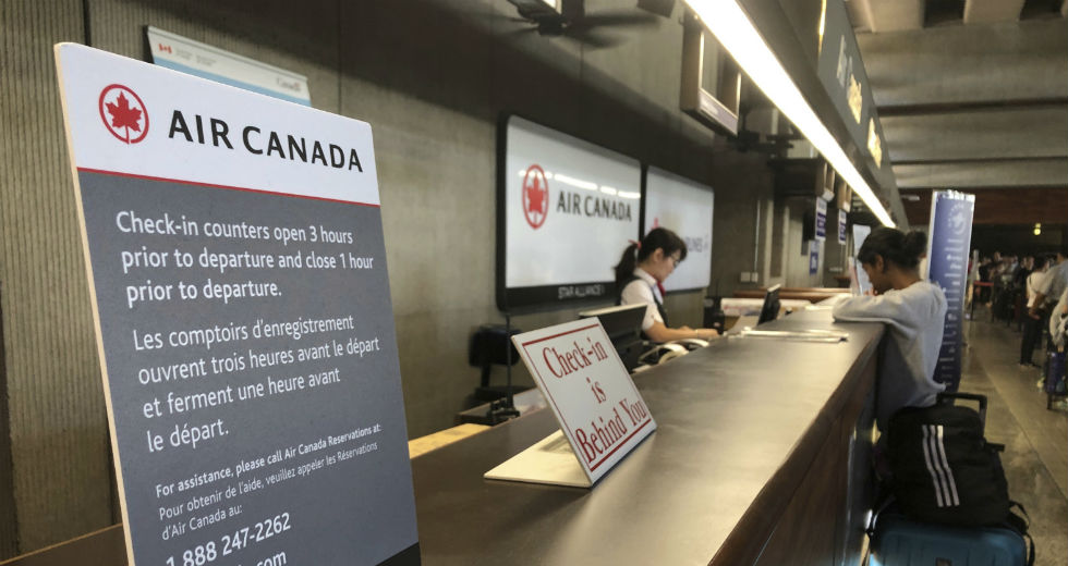 Η Air Canada μειώνει το εργατικό δυναμικό της έως και 60%