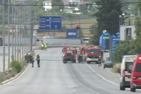 Μεγάλη διαρροή υγραερίου από βυτιοφόρο σε βενζινάδικο στη Μηχανιώνα