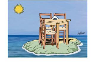 Σκίτσο της Εφ.Συν. (Κ. Γρηγοριάδης 07.05.2020)