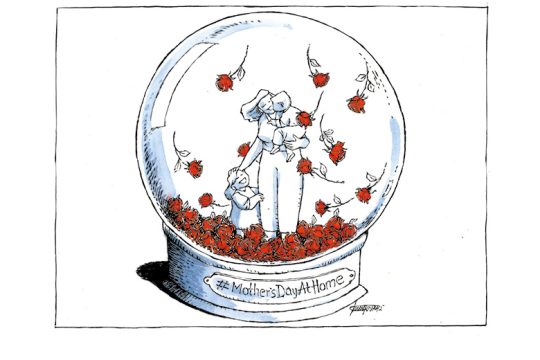 Σκίτσο της Εφ.Συν. (Μ. Κουντούρης 09.05.2020)