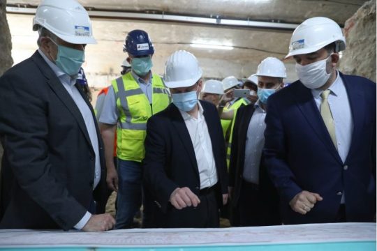 Στο Μετρό Θεσσαλονίκης η ηγεσία του Υπουργείου Υποδομών και Μεταφορών