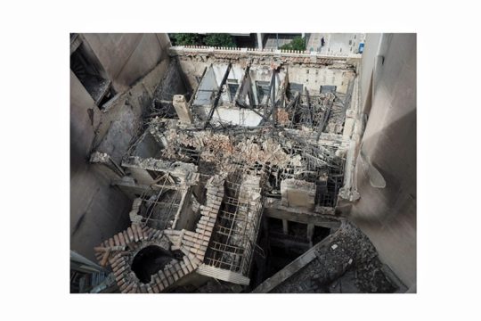 Κατέρρευσε η ξύλινη στέγη του υπέροχου νεοκλασικού