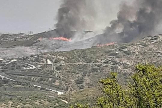Ηράκλειο: Μία σύλληψη για την μεγάλη φωτιά στη Λυγαριά