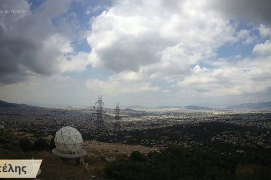 Timelapse από τις καταιγίδες στην Αθήνα