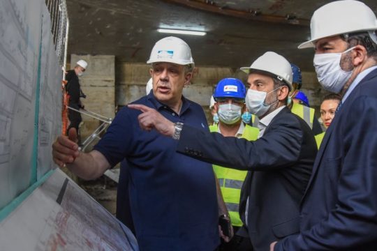 Στο Μετρό Θεσσαλονίκης ο Δήμαρχος Θεσσαλονίκης Κωνσταντίνος Ζέρβας