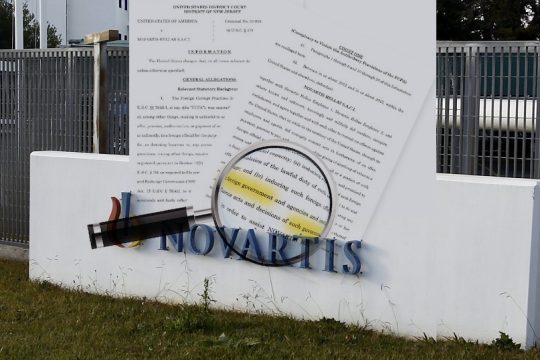 Παραδέχθηκε δωροδοκίες η Novartis