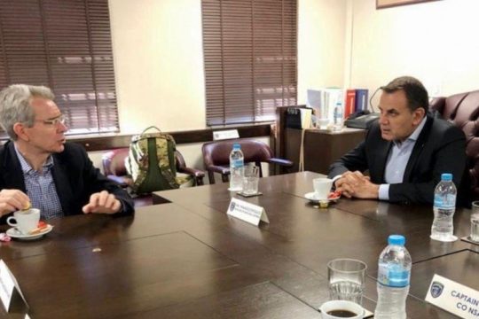 Στη βάση της Σούδας την Παρασκευή Πάιατ και Παναγιωτόπουλος