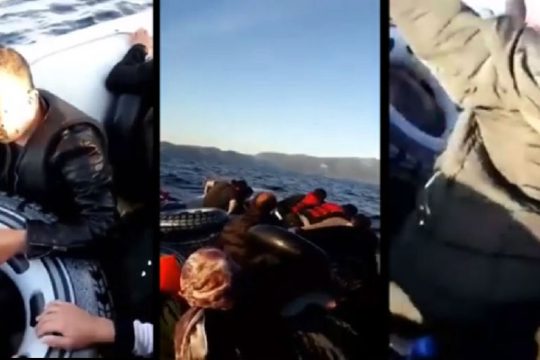 Νέo βίντεο από παράνομες επαναπροωθήσεις στο Αιγαίο