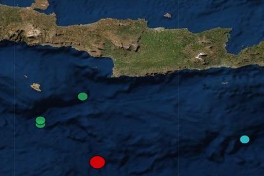 Σεισμός κοντά στη Γαύδο