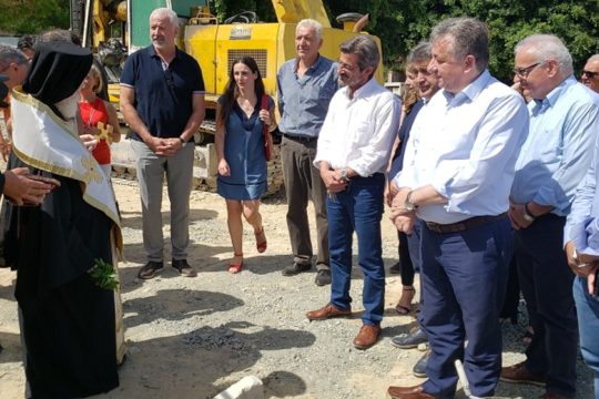 Θεμέλιος λίθος για το νέο βιοκλιματικό κτίριο της Περιφέρειας Κρήτης