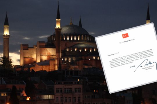 Ο Ταγίπ Ερντογάν υπέγραψε το «έγκλημα»