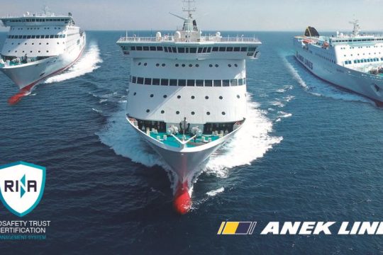 ANEK LINES: Biosafety Trust Certification από τον RINA για ασφαλές ταξίδι έναντι της εξάπλωσης του COVID-19
