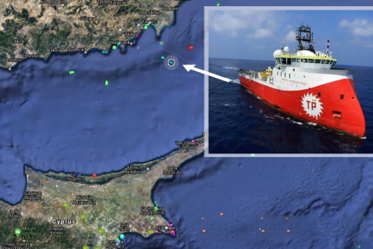 Απέπλευσε το τουρκικό Barbaros με τη Navtex να δείχνει κυπριακή ΑΟΖ