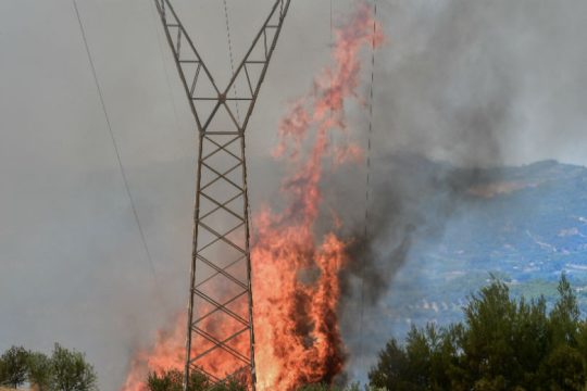 Τον πύρινο εφιάλτη ξαναζεί το Γραμματικό Ηλείας