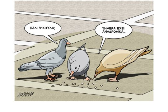Σκίτσο της Εφ.Συν. (Κ. Γρηγοριάδης 31.07.2020)