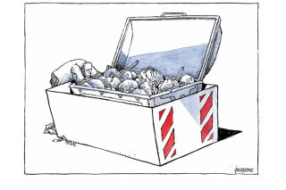 Το σκίτσο της «Εφ.Συν.» [Μ. Κουντούρης 04.07.2020]