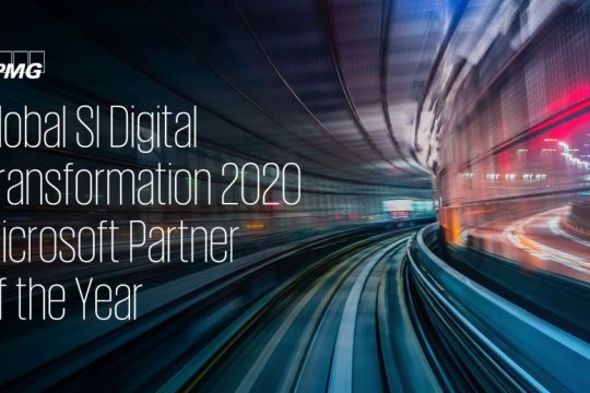 H KPMG αναδεικνύεται “Global SI Digital Transformation 2020 Microsoft Partner of the Year”