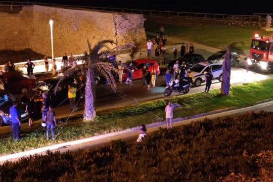 Τροχαίο με πέντε τραυματίες στην παραλιακή του Ηρακλείου