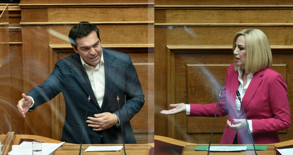 Ανταλλαγή πυρών Τσίπρα – Γεννηματά στη Βουλή