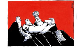 Σκίτσο της «Εφ.Συν.» [Μ. Κουντούρης 11.08.2020]