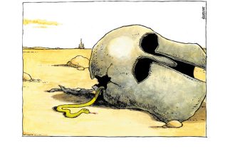 Σκίτσο της «Εφ.Συν.» [Μ. Κουντούρης 10.08.2020]