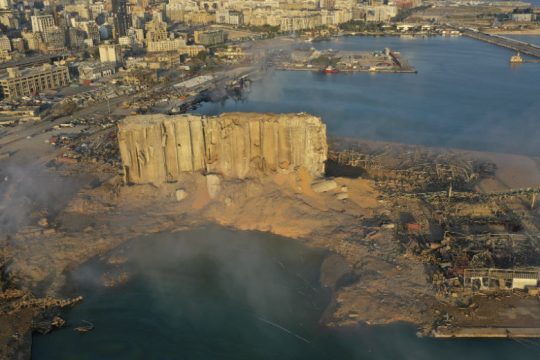 Εικόνες τρόμου την ώρα της μεγάλης έκρηξης στη Βηρυτό