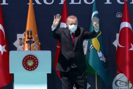 Νέο εθνικιστικό παραλήρημα Ερντογάν