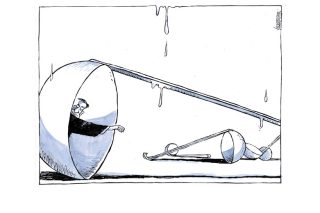 Σκίτσο της Εφ.Συν. (Μ. Κουντούρης 11.08.2020)