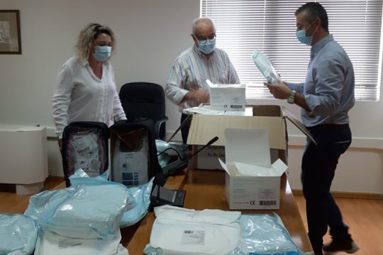 Δωρεά ιατρικού εξοπλισμού από την Περιφέρεια Κρήτης στην 7η ΥΠΕ
