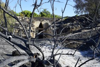 Η μυρωδιά του καμένου δεν έφτασε στη μύτη της κ. Μενδώνη