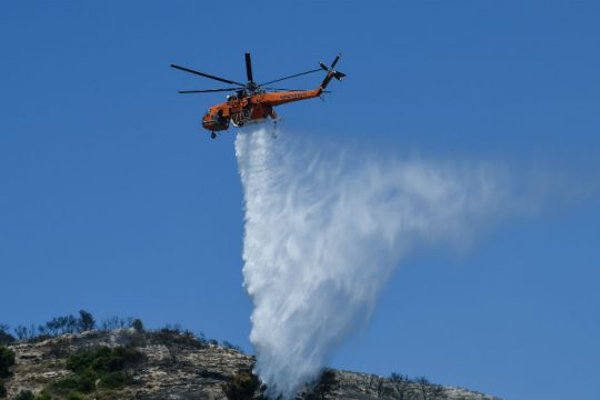 Προληπτική εκκένωση του αρχαιολογικού χώρου των Μυκηνών λόγω φωτιάς