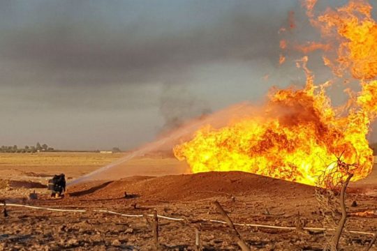 Στο σκοτάδι όλη η Συρία, μετά από έκρηξη σε αγωγό αερίου