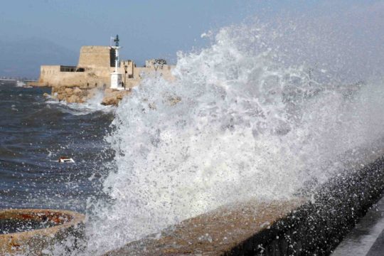 Ενισχυμένο μελτέμι – Tοπικά θα φτάνει τα 8 με 9 μποφόρ