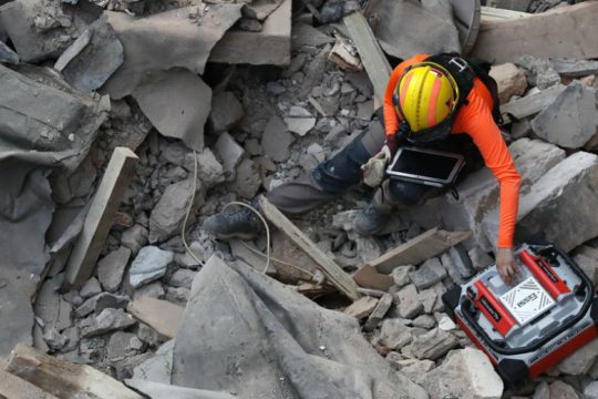 Ανίχνευση καρδιακών παλμών στα ερείπια της Βυρητού