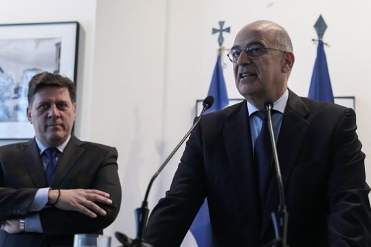 Δένδιας-Βαρβιτσιώτης στις Βρυξέλλες πριν από τη σύνοδο κορυφής