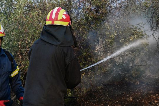 Σε ύφεση οι πυρκαγιές σε Κεφαλονιά και Μεσσηνία