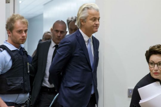 Καταδίκη του ακροδεξιού Βίλντερς και στο εφετείο για ρατσιστικά σχόλια