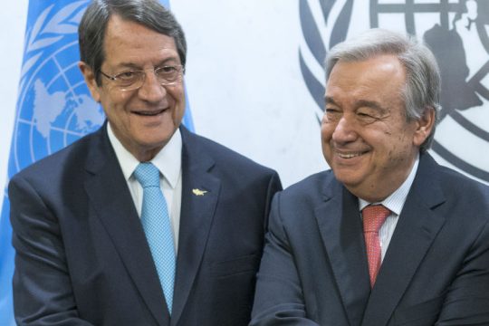 Επιστολή Γκουτέρες σε Αναστασιάδη για τα Βαρώσια