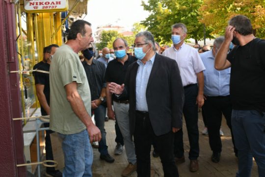 Δ. Κουτσούμπας: Θα παλέψουμε για αποζημιώσεις χωρίς όρους και προϋποθέσεις